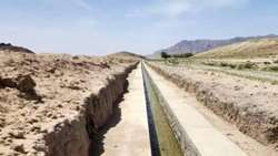 بهره‌برداری از کانال هدایت آب در باشت/ پوشش ۱۵۰ هکتار اراضی کشاورزی
